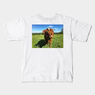 Scottish Highland Cattle Calf 2022 Kids T-Shirt